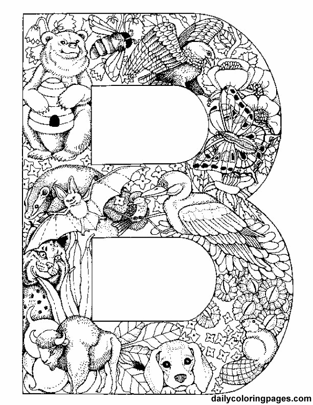 Animal Alphabet Letters To Print Gratis Kleurplaten Alfabet Kleurplaten