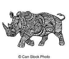 Afbeeldingsresultaat Voor Zentangle Neushoorn Zentangle Dieren Eekhoorn