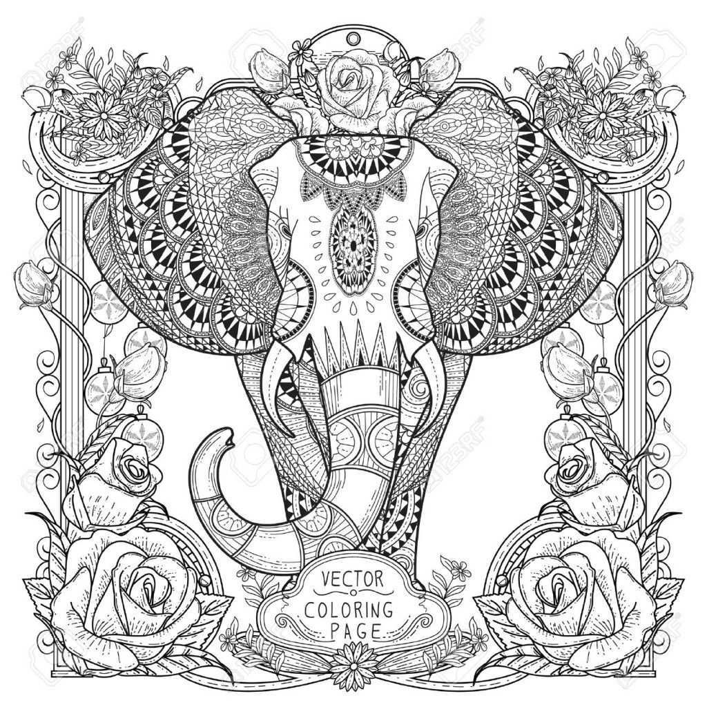 Afbeeldingsresultaat Voor Volwassenen Kleurplaten Speciaal Elephant Coloring Page Man