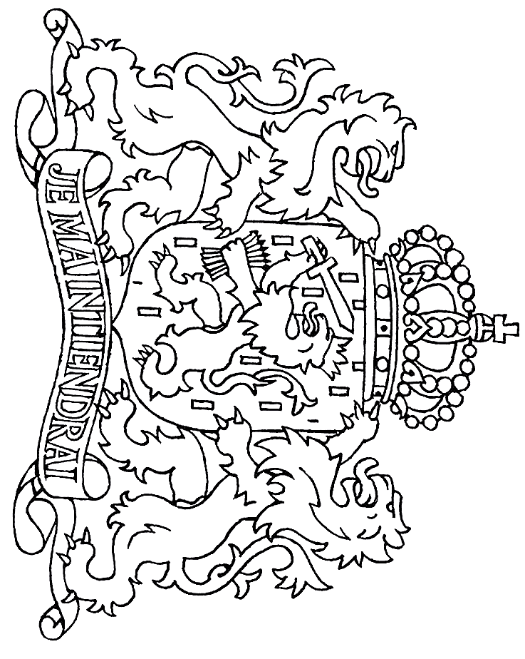 Koningshuis Kleurplaten Wapen Kleurplaten Thema Knutselen Koningsdag