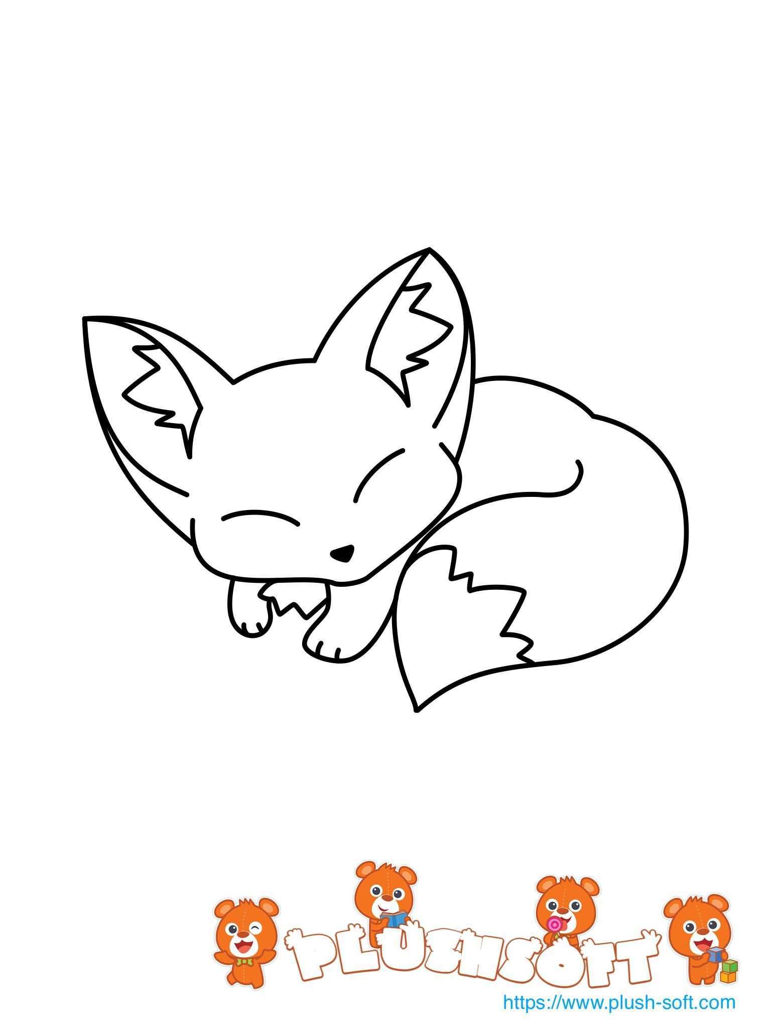 18 Coloring Page Cute Fox Fox Coloring Page Cute Coloring Pages Coloring Pages