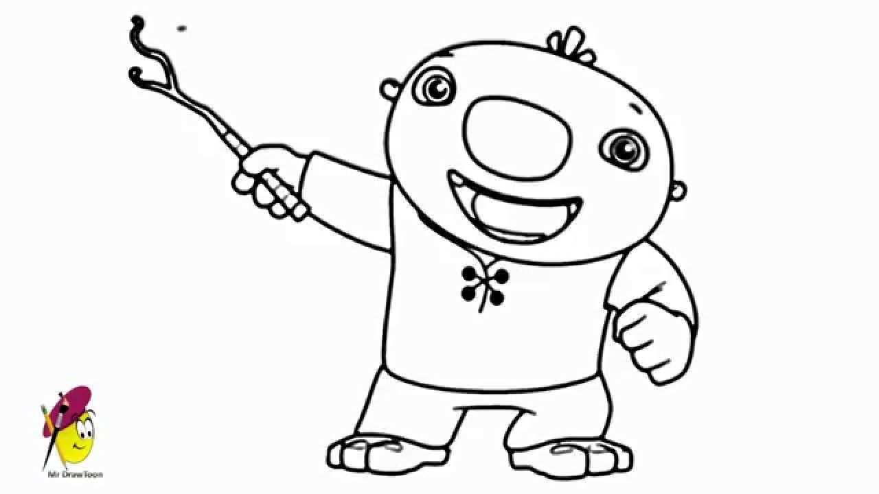 Wallykazam Wally Trollman How To Draw Wally Trollman From Wallykazam Colouring Pages Drawings Color