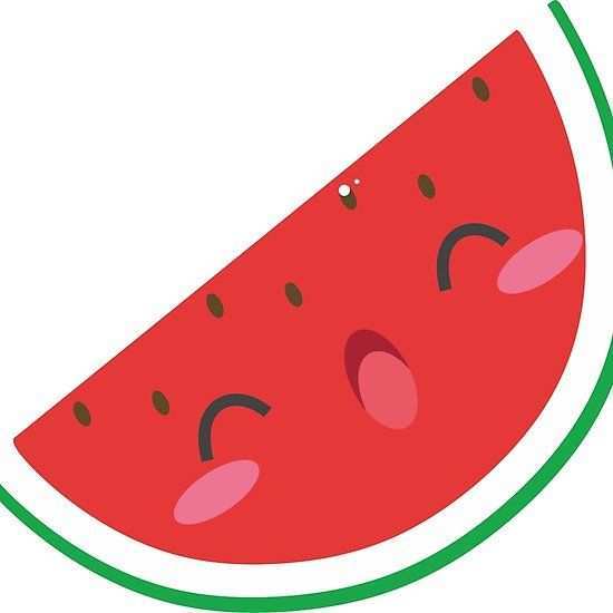 Happy Melon Fruit Illustration Cool Backgrounds Watermelon