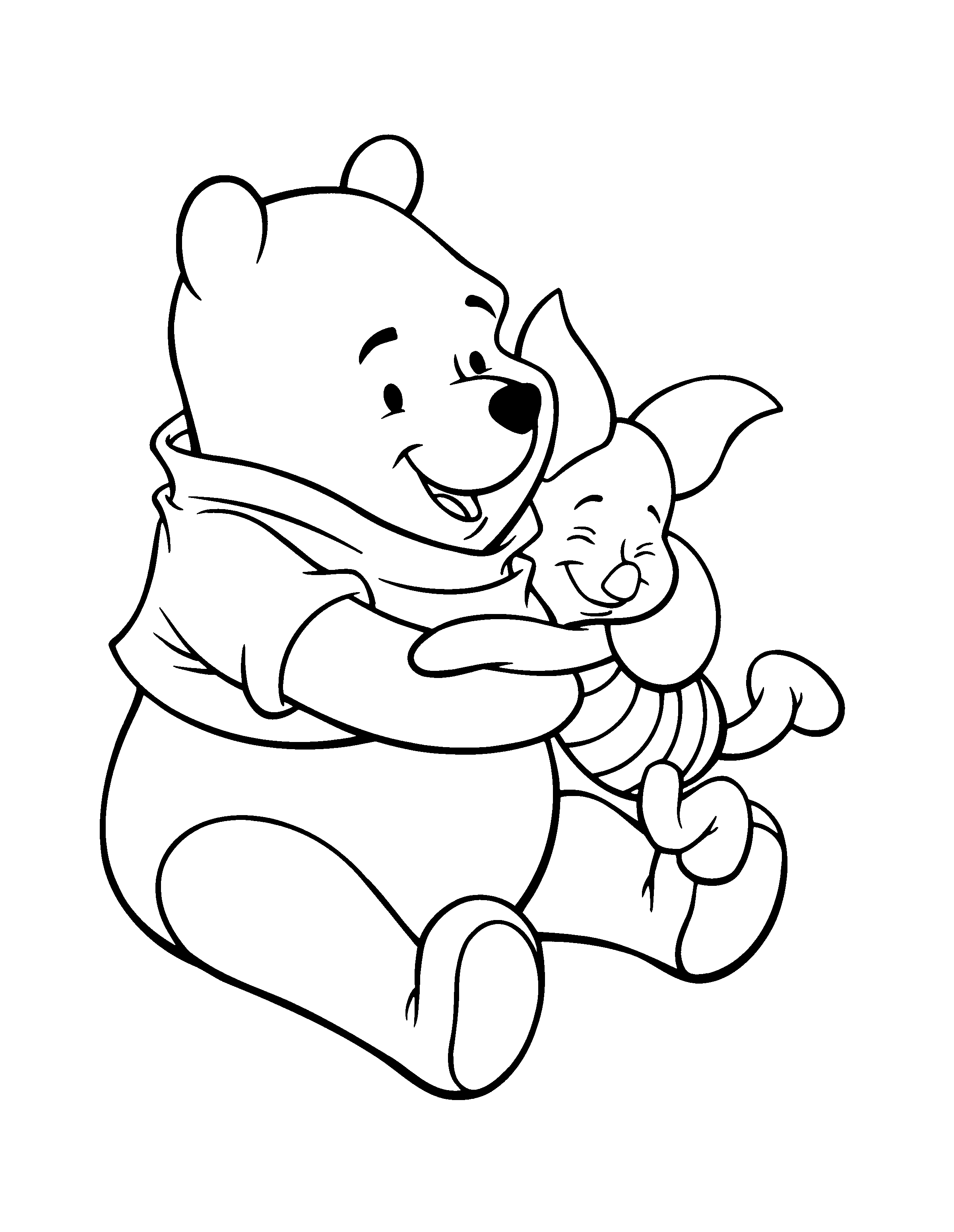 Kleurplaat Winnie De Poeh Bewegende Animatie 0047 Disney Coloring Pages Winnie The Po