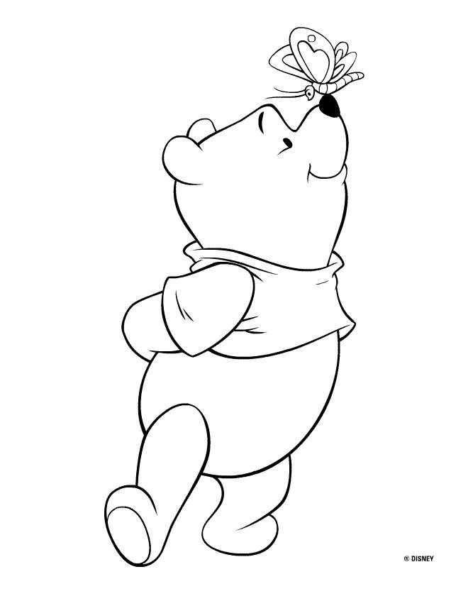 Kleurplaat Winnie The Pooh En Vrienden Winnie The Pooh Drawing Disney Coloring Pages