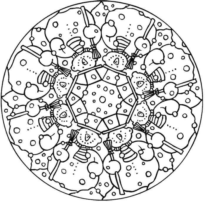 Free Mandala Coloring Pages Geometric Coloring Pages Mandala Coloring Pages Mandala C