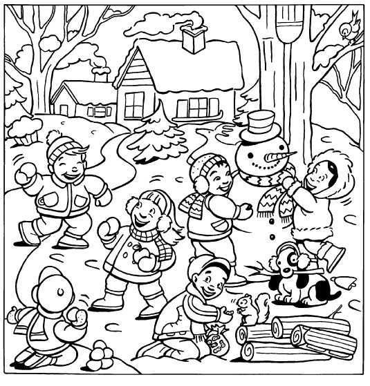 Kleurplaat Sneeuw Coloring Books Coloring Pages Easy Christmas Crafts