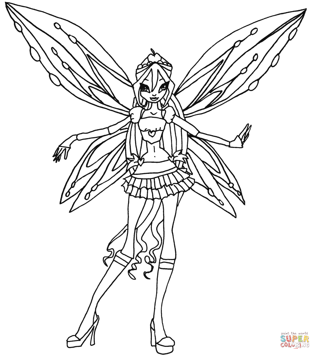 Winx Coloring Pages With Winx Club Coloring Books Coloring Pages Disney Princess Draw