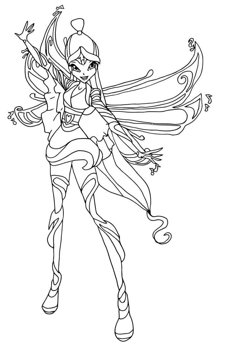 Winx Club Bloomix Coloring Pages Cartoon Coloring Pages Sailor Moon Coloring Pages Dr
