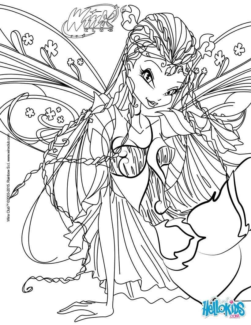 Winx Club Coloring Pages Flora Transformation Bloomix Cartoon Coloring Pages Fairy Co