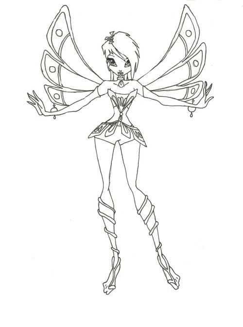 Winx Club Style Short Hair Coloring Pages Cartoon Coloring Pages Coloring Pages Fairy