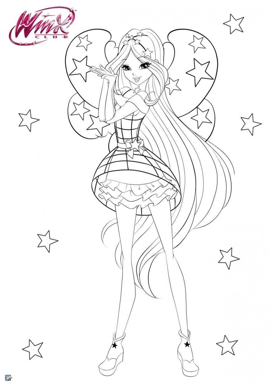 Winx Club Season 8 Cosmix Coloring Page Flora Winx Club Cartoon Coloring Pages Colori