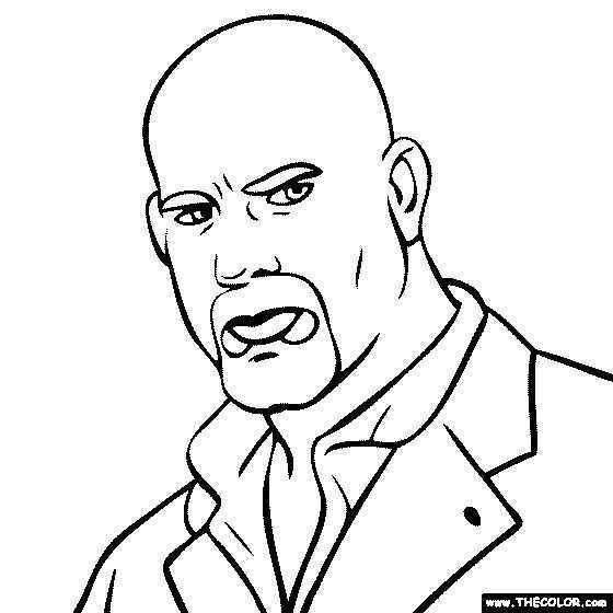 Goldberg Coloring Pages Wwe Coloring Pages Color
