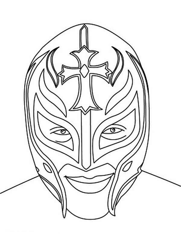 Picture Of Rey Mysterio Coloring Page Color Luna Wwe Coloring Pages Coloring Pictures