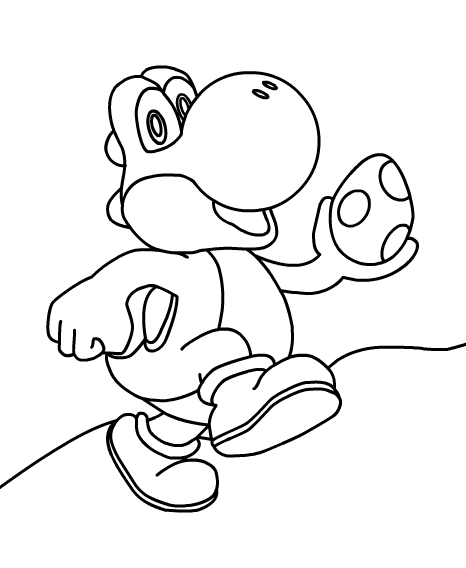 Http Www Coloring4all Com Printables Pictures Yoshi Coloring Page Png Kleurplaten Yos