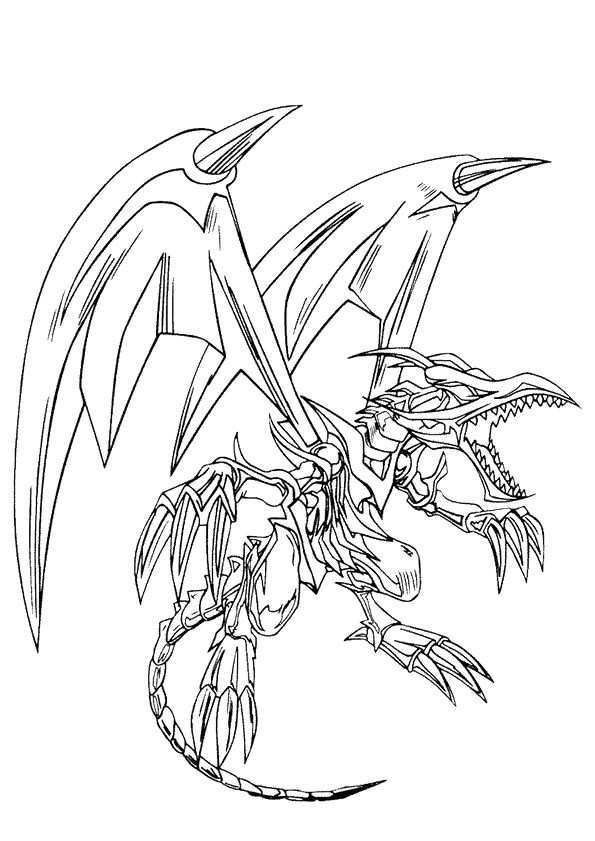 Kleurplaat Draken 7534 Kleurplaten Dragon Coloring Page Monster Coloring Pages Yugioh