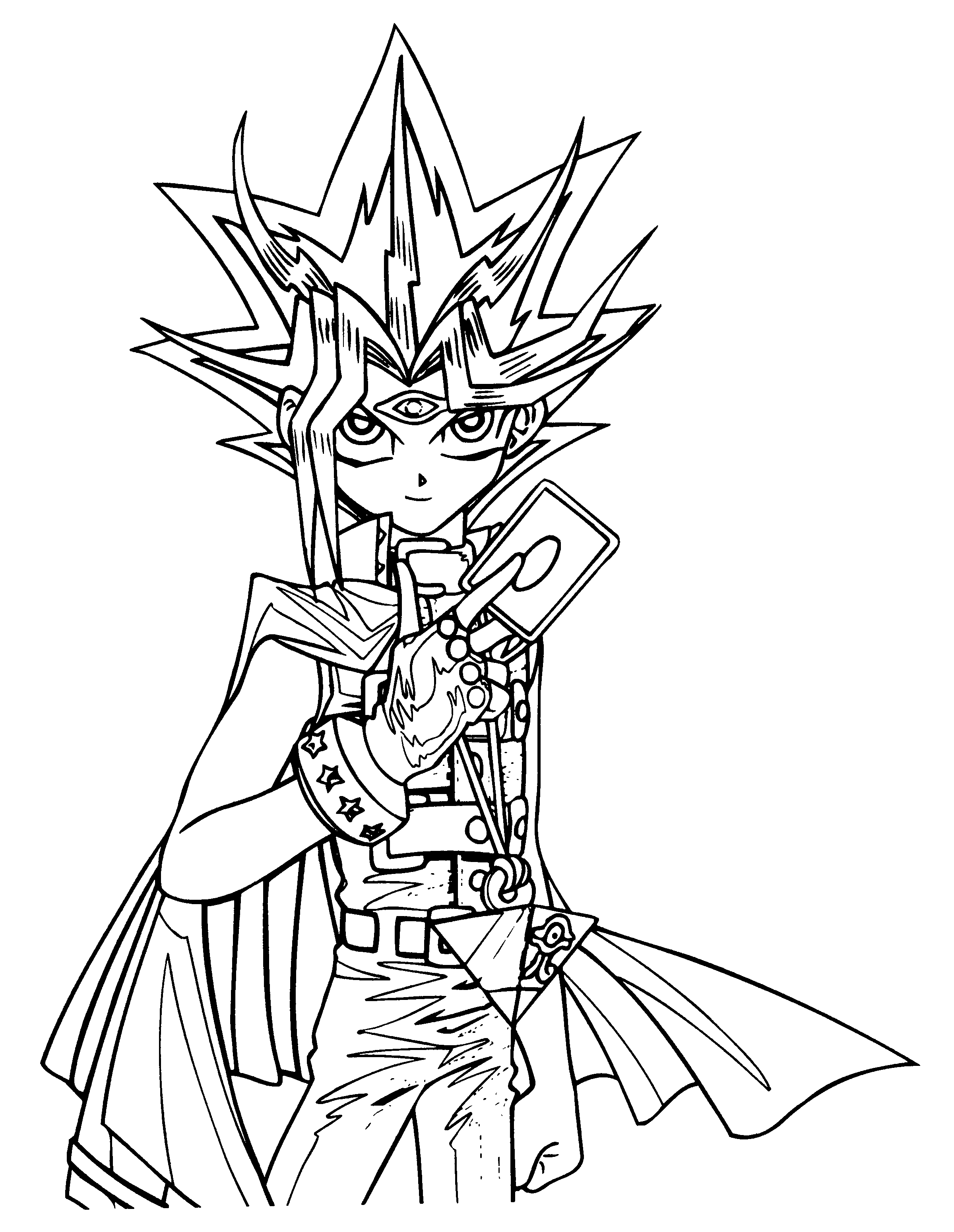 Yu Gi Oh Coloring Page Monster Coloring Pages Cartoon Coloring Pages Pokemon Coloring
