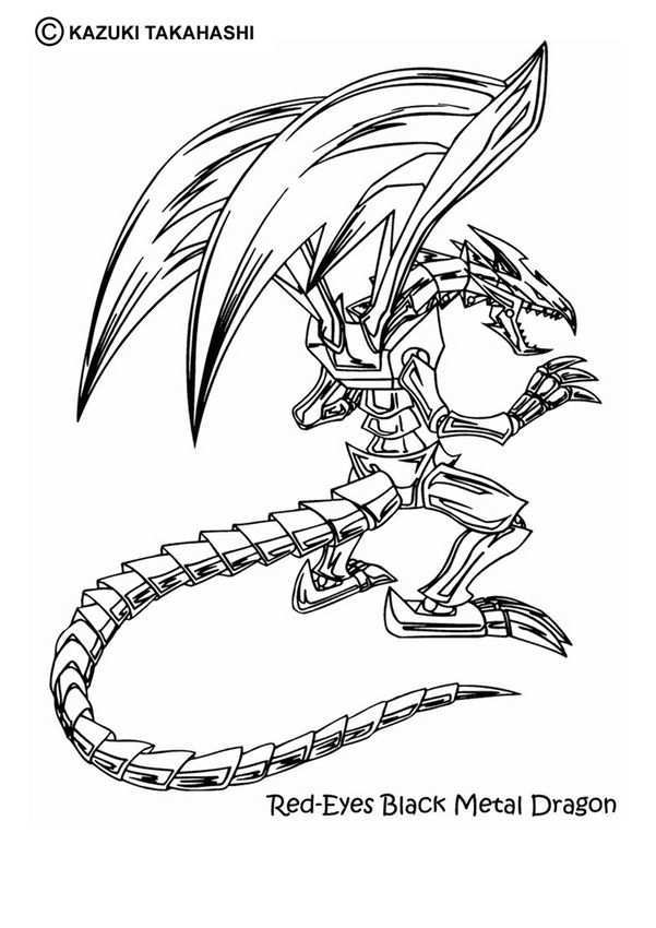 Free Yu Gi Oh Coloring Pages Monster Coloring Pages Dragon Coloring Page Dinosaur Col