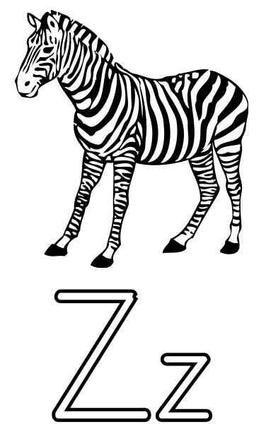 Zebra Coloring Page Printable Worksheets For Kids Kleurplaten Zebra Tekening Zebra S