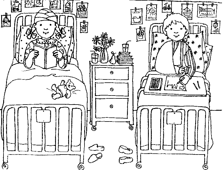 You In Hospital Colouring Pages Ziekenhuis Kleurplaten Thema