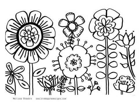 Brazilian Flowers Coloring Pages Coloring Pages Zomer Kleurplaten Boek Bladzijden Kle