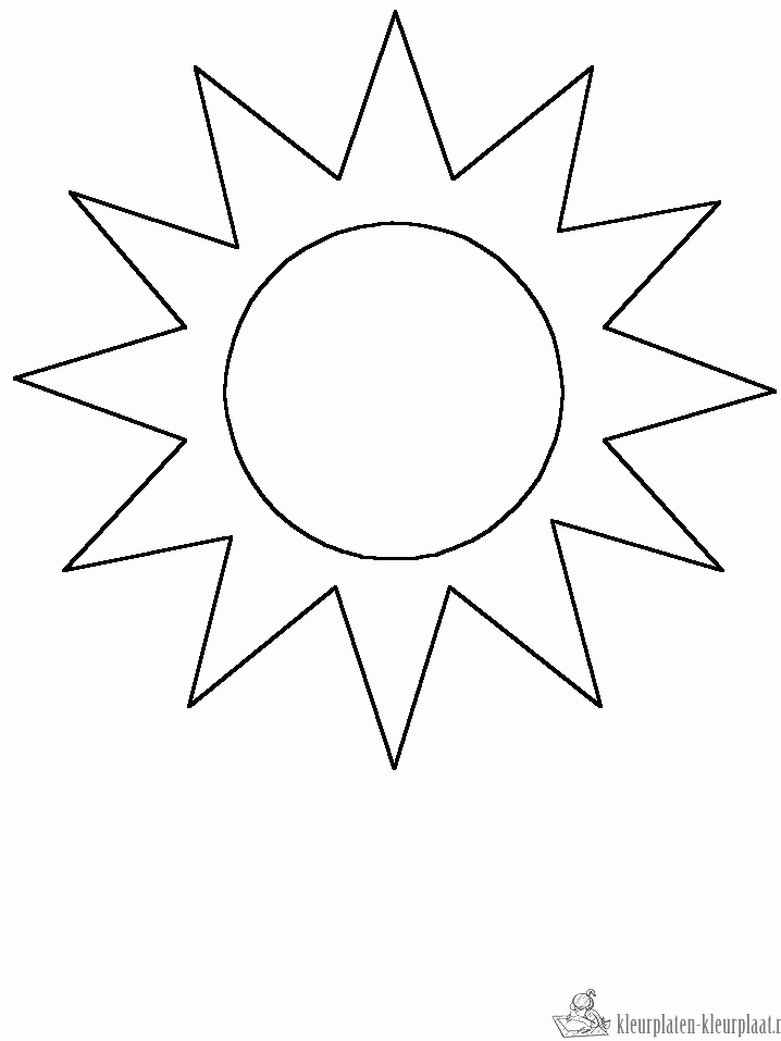 Afbeeldingsresultaat Voor Zon Kleurplaat Zon Tekening Zon Patronen