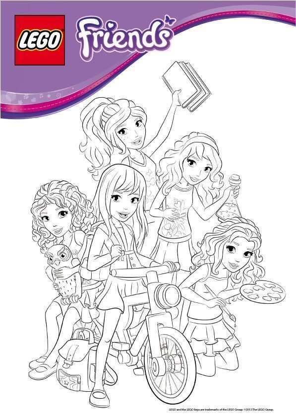 Coloriage Lego Friends A Imprimer Lego Friends Kleurplaten Lego