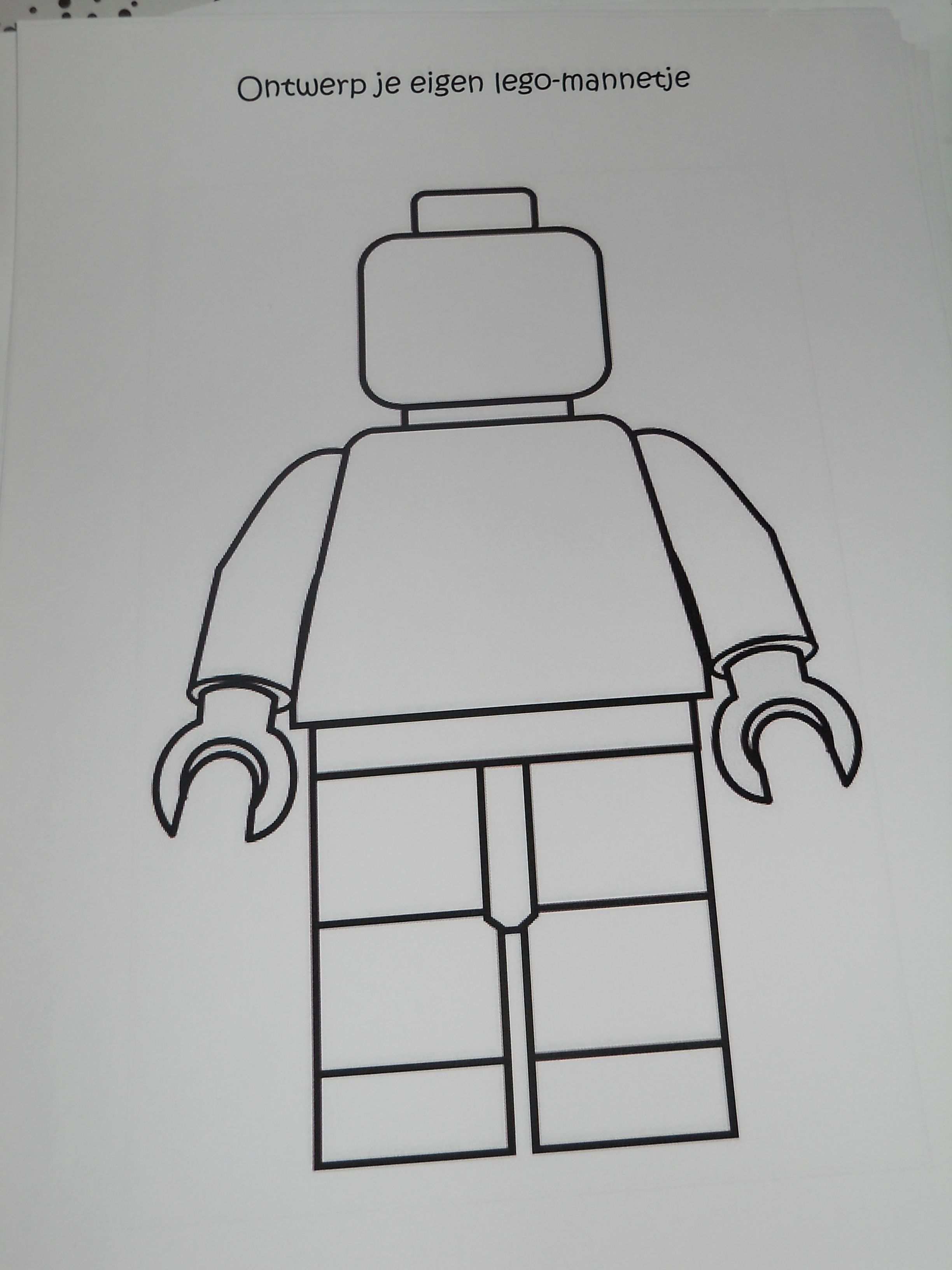 Ontwerp Je Eigen Lego Mannetje Schoolkalender Lego Knutselen