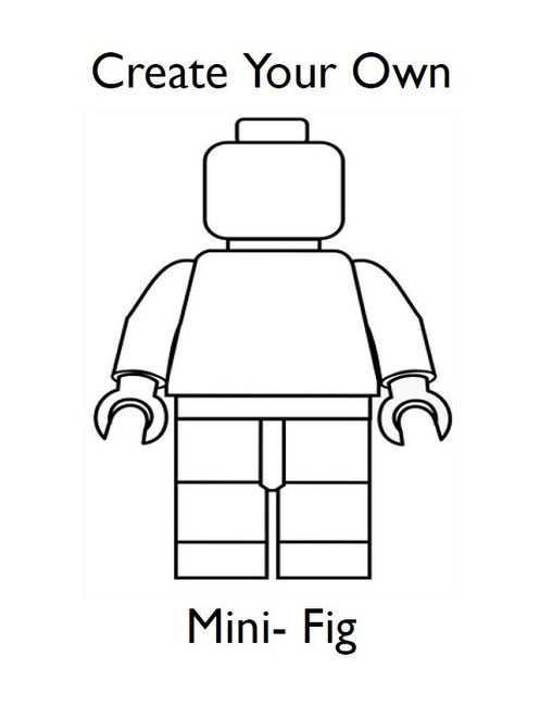 Draw Your Own Lego Minifigures Lego Games Lego Poppetje Lego Kleurplaten Lego
