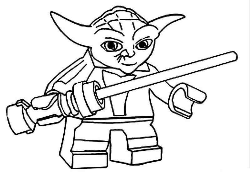 Yoda Lego Star Wars Coloring Pages In 2020 Lego Coloring Pages Superhero Coloring Pag