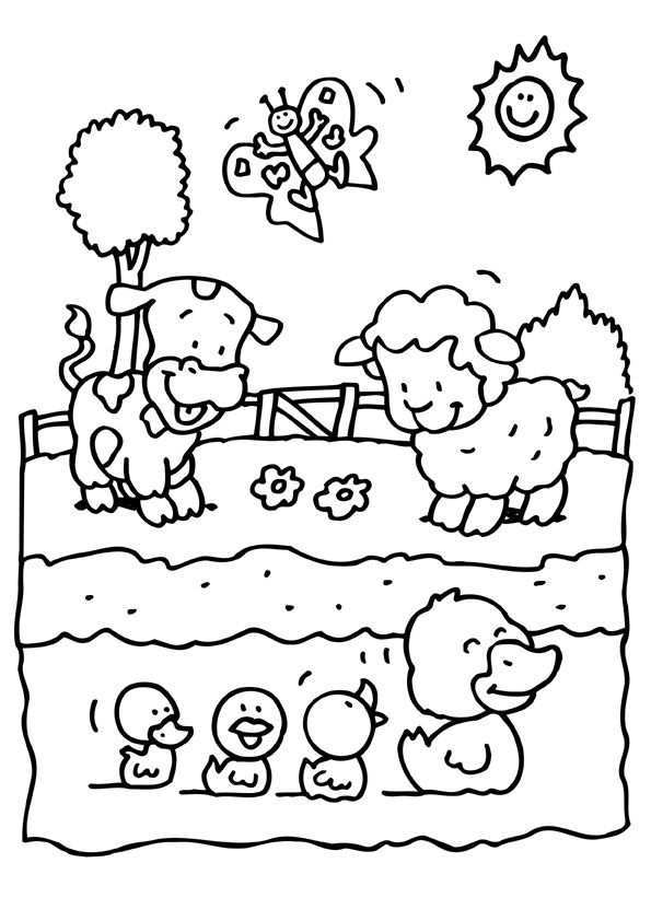 Kleurplaat Lente Kindergarten Coloring Pages Art Drawings For Kids Drawing For Kids