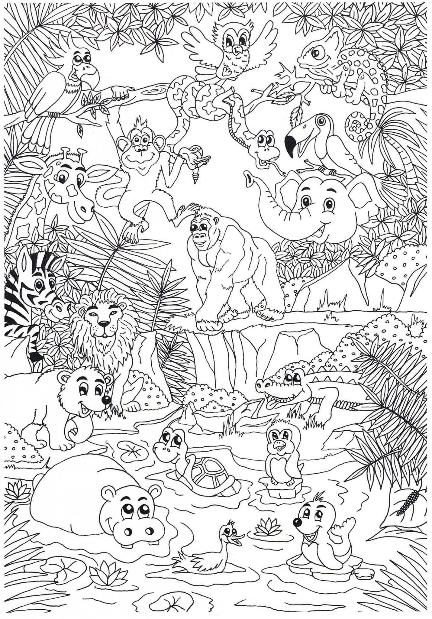 Coloring Page Dieren Kleurplaten Gratis Kleurplaten Kleurplaten