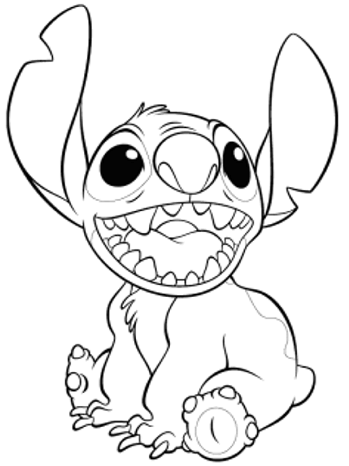 Coloring Page Lilo And Stitch Lilo And Stitch Kleurplaten Kleurboek Disney Kleurplate