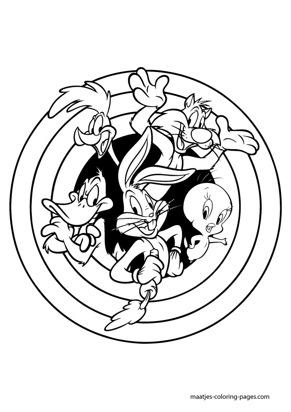 Kamistad Net Coloring Books Looney Tunes Characters Coloring Pages