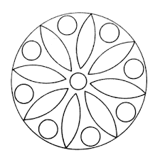 Afbeeldingsresultaat Voor Mandala Kleurplaat Makkelijk Desenhos De Mandala Simples Ma