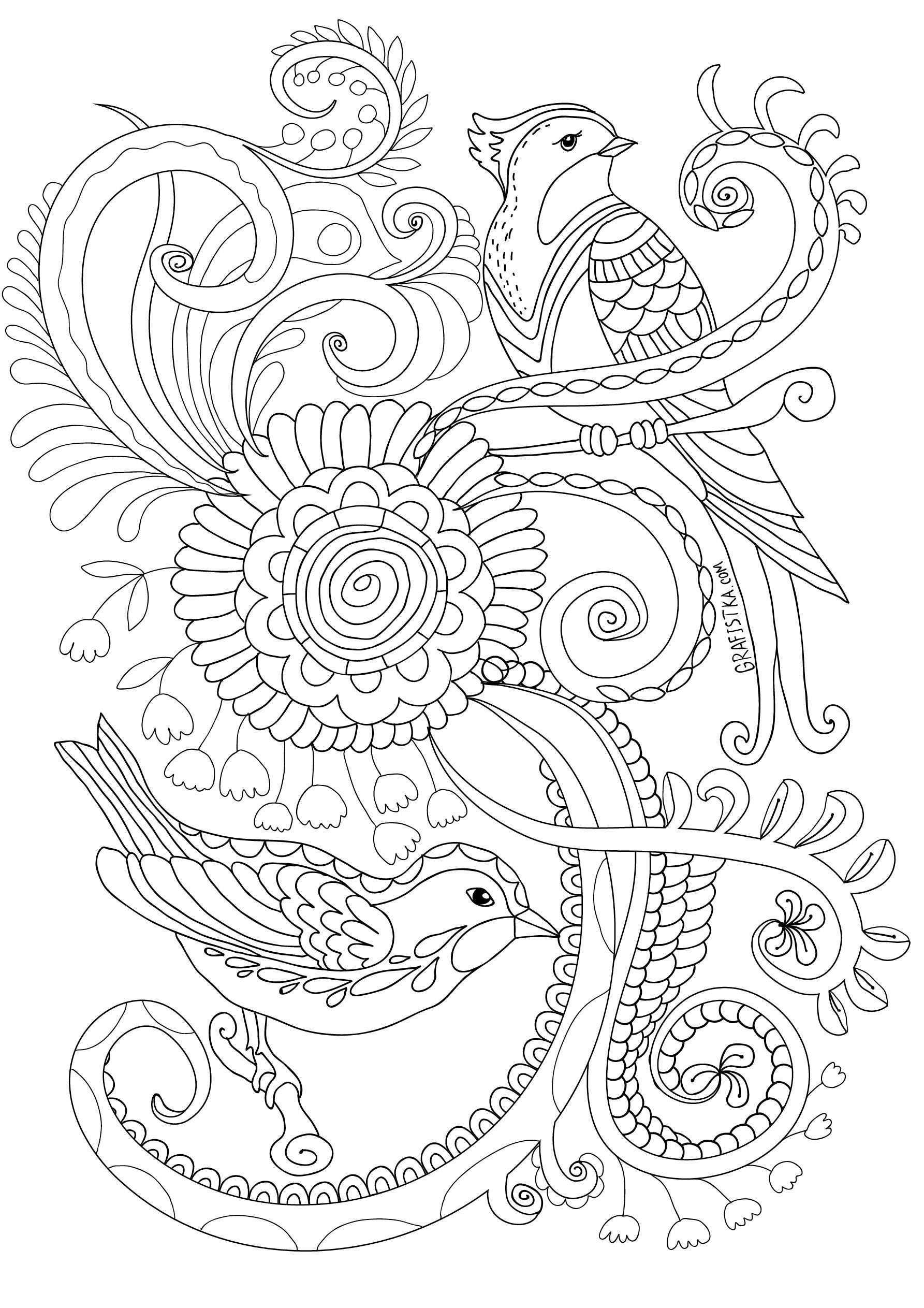 20 Carte Colorat Pdf Download Mandala Coloring Pages Bird Coloring Pages Cute Colorin