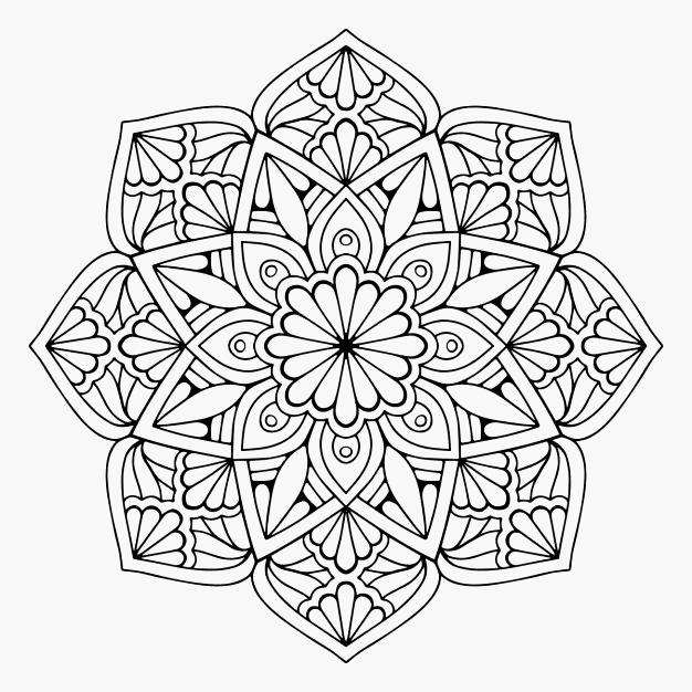 Mandala Kleurplaat Hartjes Model 545 Beste Afbeeldingen Van Mandala En Zentangle Mand