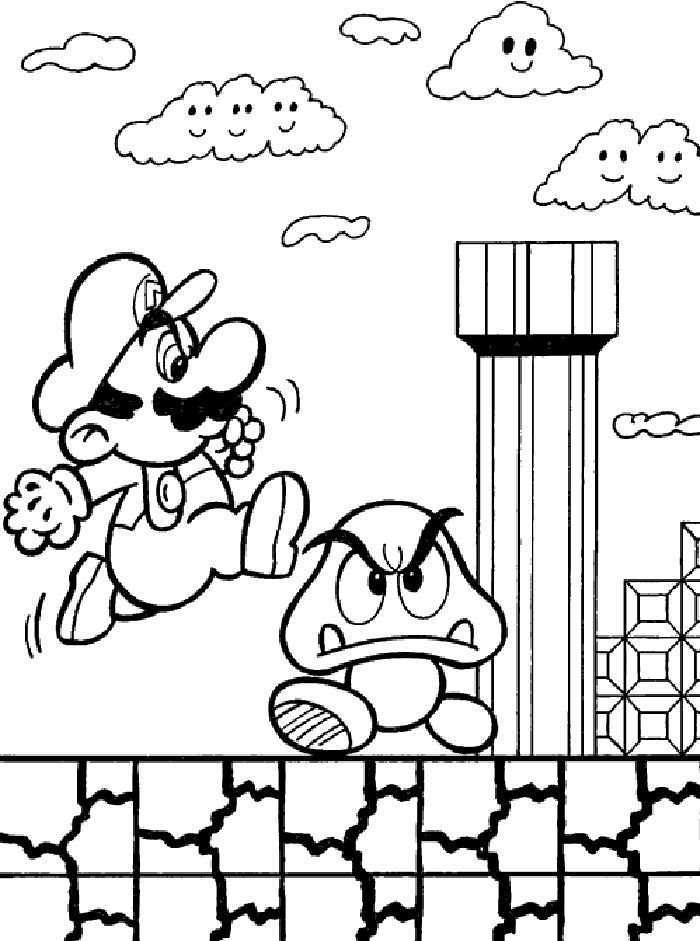 Image Result For Free Printable Coloring Pages Super Mario Coloring Pages Disney Colo