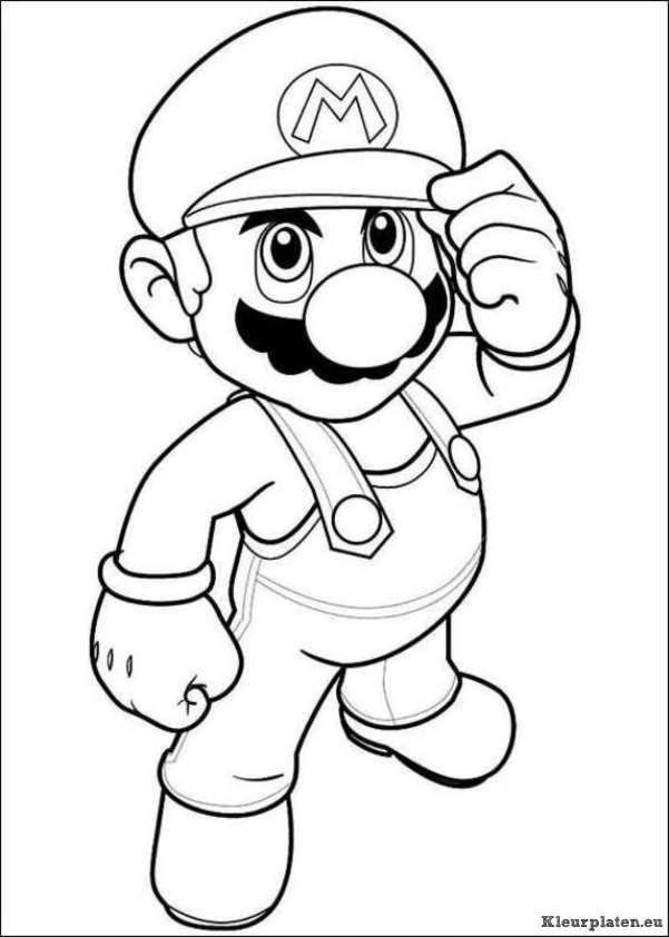 Super Mario Bros Kleurplaat 43900 Kleurplaat Kleurplaten Gratis Kleurplaten Mario