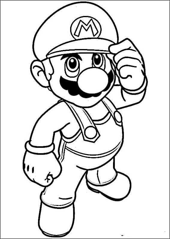 Mario Bross Fargelegging Tegninger 27 Mario Para Colorear Dibujos De Mario Mario Bros Para Colorear