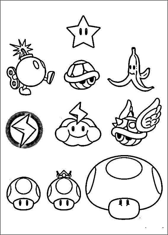 Mario Bross Tegninger Til Farvelaegning 17 Maleboger Mario Bros Mario