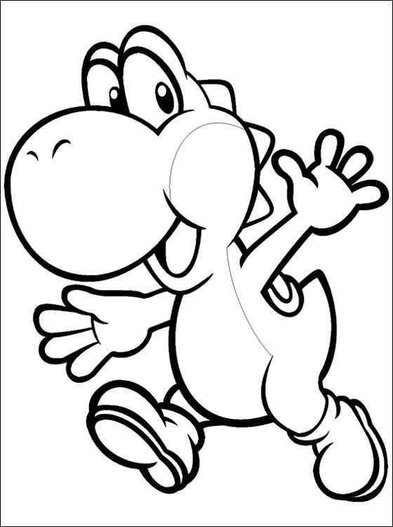 Yoshi Coloring Page Super Mario Coloring Pages Dinosaur Coloring Pages Mario Coloring