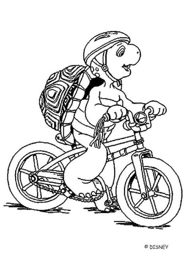 Laminas Para Colorear Coloring Pages Franklin Para Dibujar Kleurplaten Thema Fiets