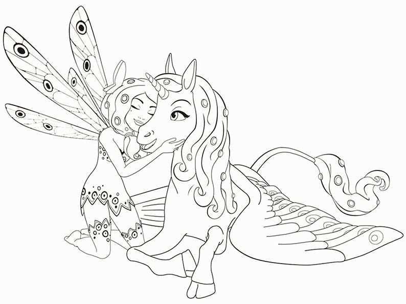 Mia And Me Coloring Page New Mia And Me Ausmalbilder Drucken Templets Pinter Paginas