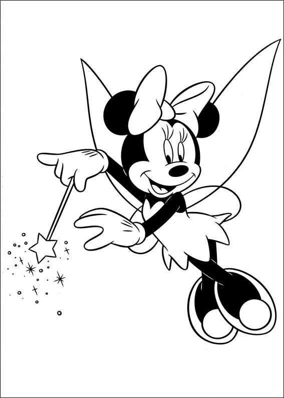 Minnie Mouse Coloring Pages 42 Kleurboek Kleurplaten Disney Kleurplaten