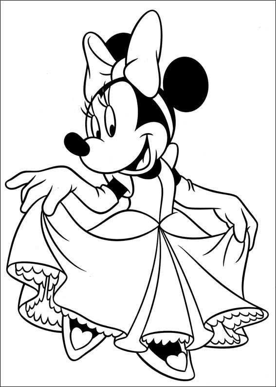 Minnie Mouse Coloring Pages 36 Kleurplaten Kerstkleurplaten Kleurplaten Voor Kinderen