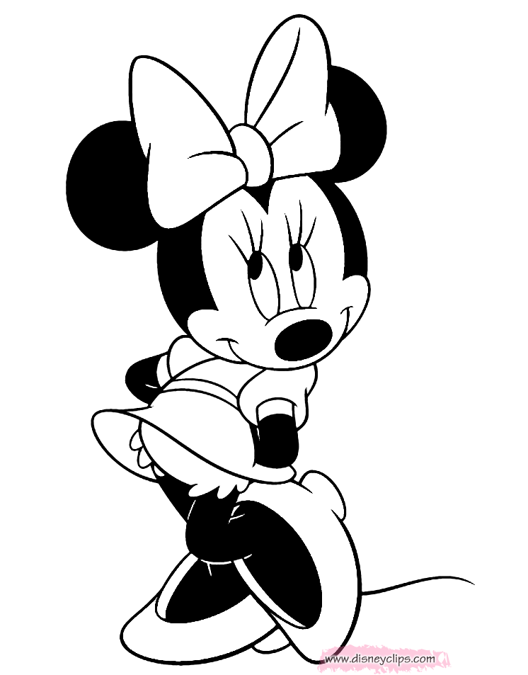 Minnie Mouse Disney Kleurplaten Kleurplaten Kleurboek