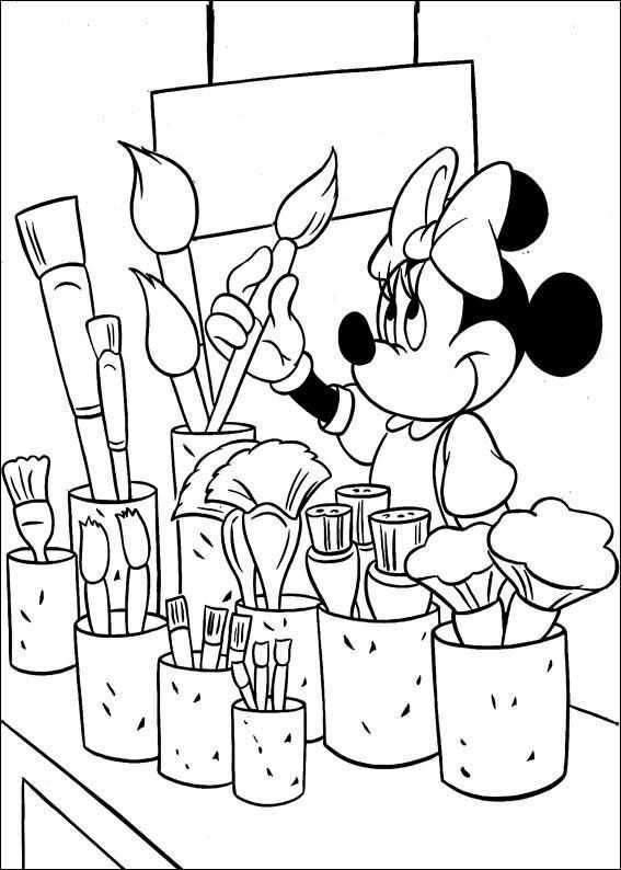 Kleurplaten Minnie Mouse 7 Kleurplaten Disney Kleurplaten Kleurplaten Voor Kinderen