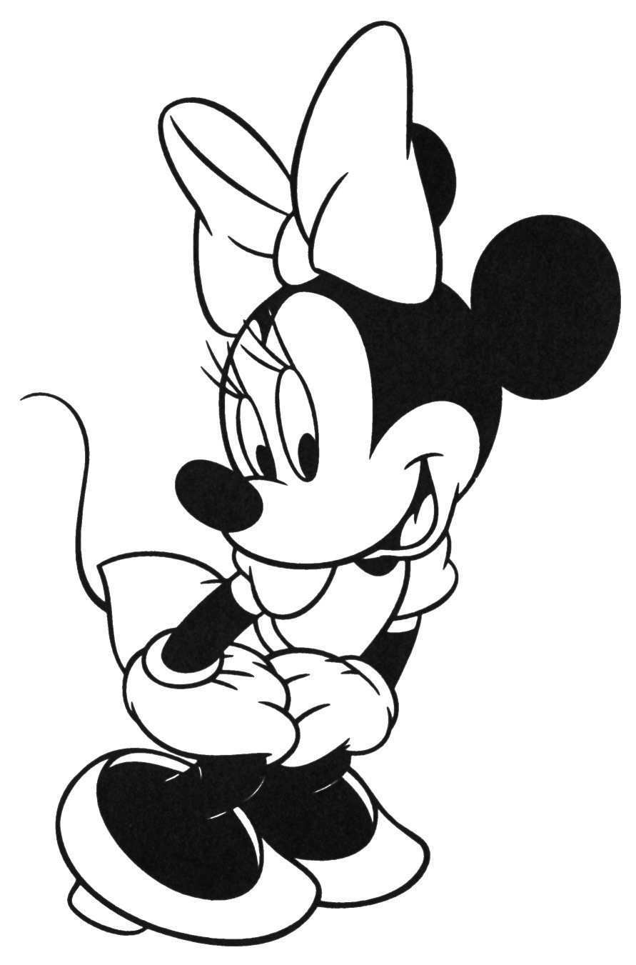 Download Adorable Minnie Mouse Coloring Pages Or Print Adorable Minnie Mouse Coloring Pages From Pagestocoloring Com Disney Kleurplaten Kleurplaten Patronen