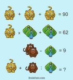 Brain Teaser Number And Math Puzzle Difficult Puzzle Here Is A Hard Puzzle With Leopa
